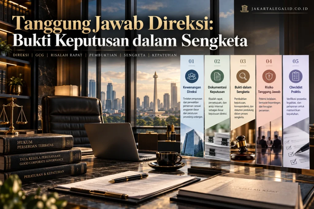 Tanggung Jawab Direksi: Bukti Keputusan dalam Sengketa