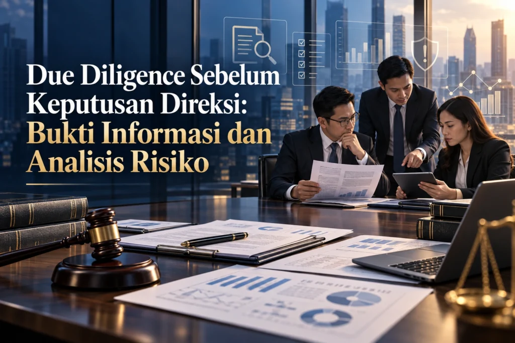 Due Diligence Sebelum Keputusan Direksi: Bukti Informasi dan Analisis Risiko