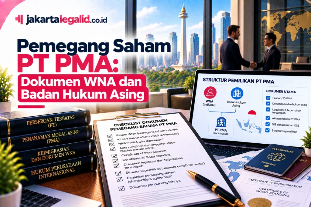 Pemegang Saham PT PMA: Dokumen WNA dan Badan Hukum Asing